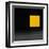 Yellow square-Luc Vangindertael-Framed Art Print