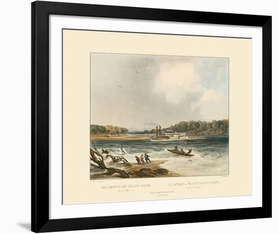 Yellow Stone-Karl Bodmer-Framed Premium Giclee Print