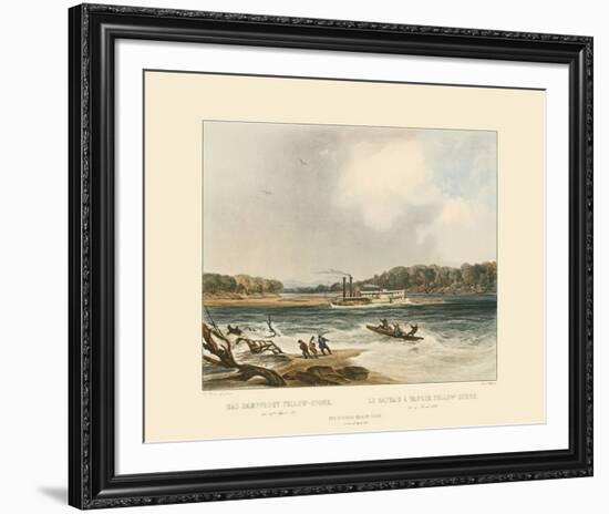 Yellow Stone-Karl Bodmer-Framed Premium Giclee Print