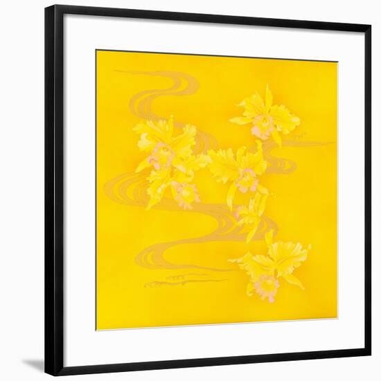 Yellow Stream-Haruyo Morita-Framed Art Print