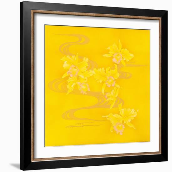 Yellow Stream-Haruyo Morita-Framed Art Print