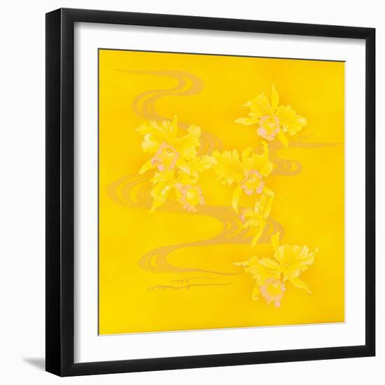 Yellow Stream-Haruyo Morita-Framed Art Print