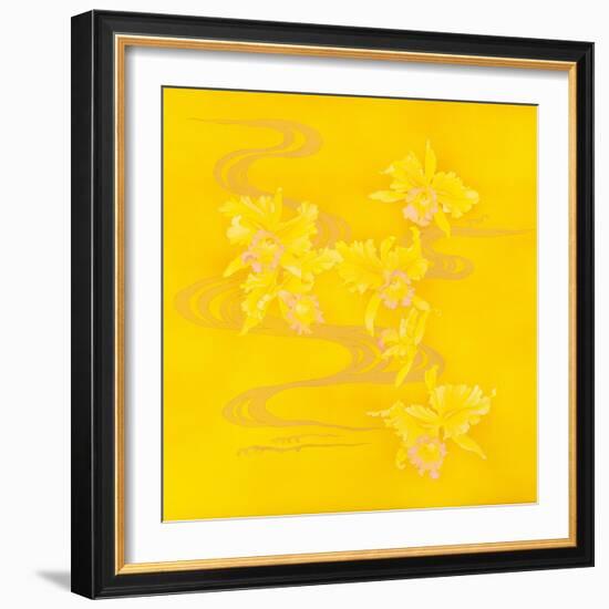 Yellow Stream-Haruyo Morita-Framed Art Print