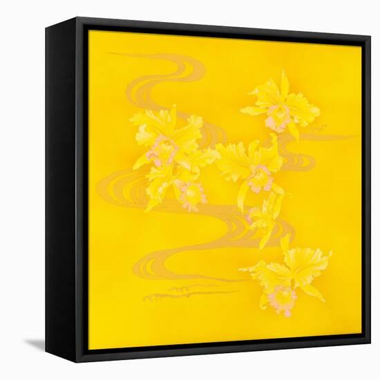 Yellow Stream-Haruyo Morita-Framed Stretched Canvas