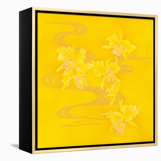 Yellow Stream-Haruyo Morita-Framed Stretched Canvas