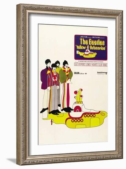 Yellow Submarine, 1968-null-Framed Giclee Print