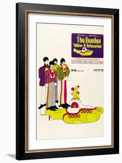 Yellow Submarine, 1968-null-Framed Giclee Print