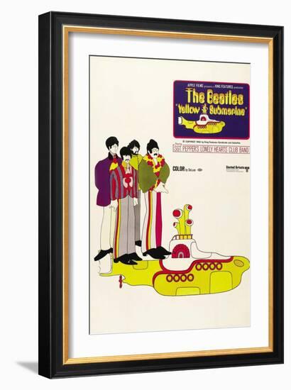 Yellow Submarine, 1968-null-Framed Giclee Print