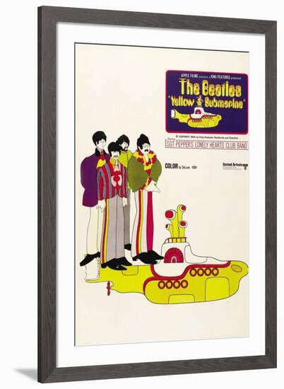 Yellow Submarine, 1968-null-Framed Giclee Print