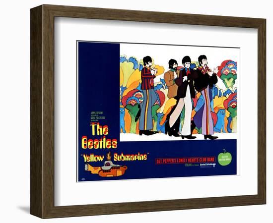 Yellow Submarine, 1968-null-Framed Premium Giclee Print