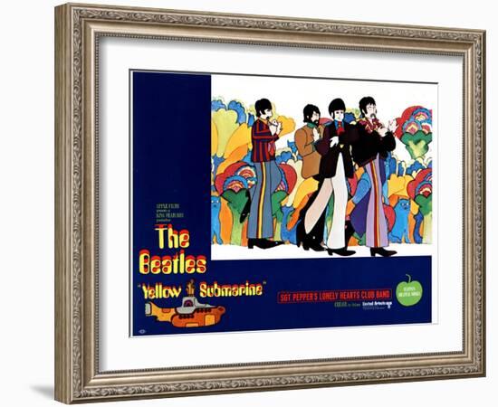 Yellow Submarine, 1968-null-Framed Art Print