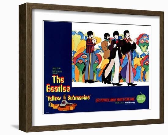 Yellow Submarine, 1968-null-Framed Art Print