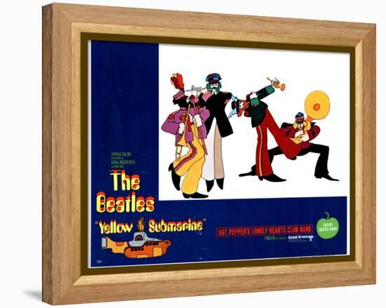 Yellow Submarine, the Beatles, 1968-null-Framed Stretched Canvas