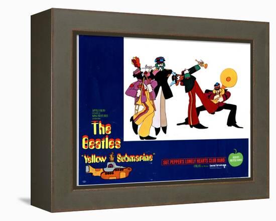 Yellow Submarine, the Beatles, 1968-null-Framed Stretched Canvas