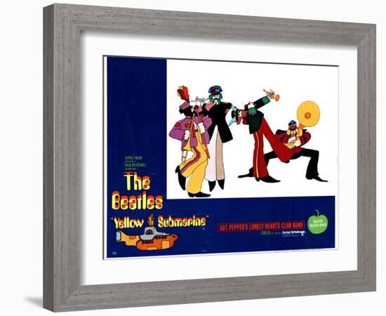 Yellow Submarine, the Beatles, 1968-null-Framed Art Print