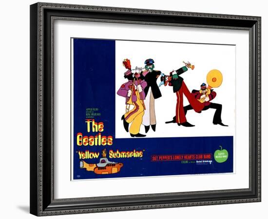 Yellow Submarine, the Beatles, 1968-null-Framed Art Print