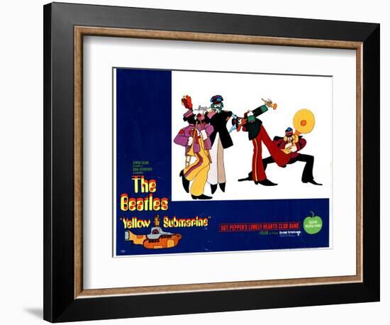 Yellow Submarine, the Beatles, 1968-null-Framed Art Print