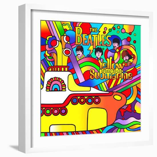 Yellow Submarine-Howie Green-Framed Premium Giclee Print