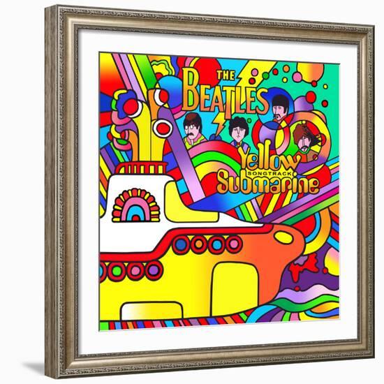 Yellow Submarine-Howie Green-Framed Giclee Print