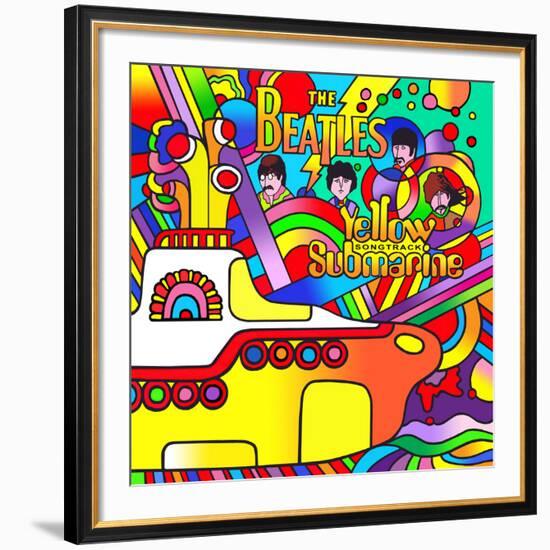 Yellow Submarine-Howie Green-Framed Giclee Print