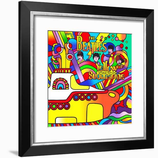 Yellow Submarine-Howie Green-Framed Giclee Print