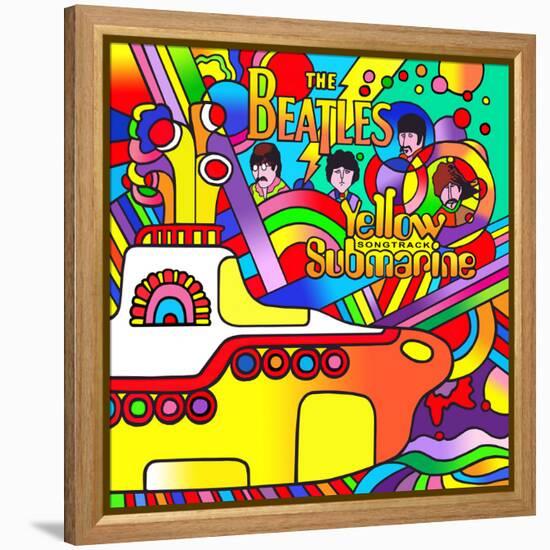 Yellow Submarine-Howie Green-Framed Premier Image Canvas