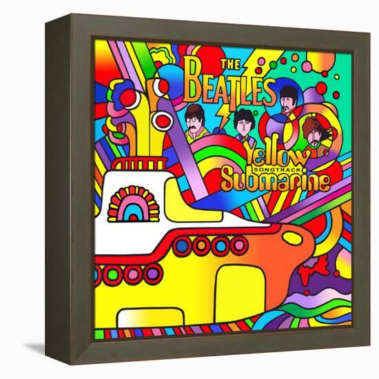 Yellow Submarine-Howie Green-Framed Premier Image Canvas