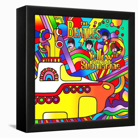 Yellow Submarine-Howie Green-Framed Premier Image Canvas