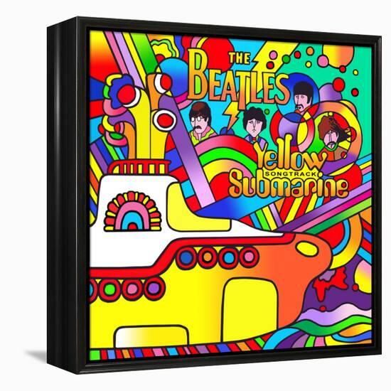 Yellow Submarine-Howie Green-Framed Premier Image Canvas