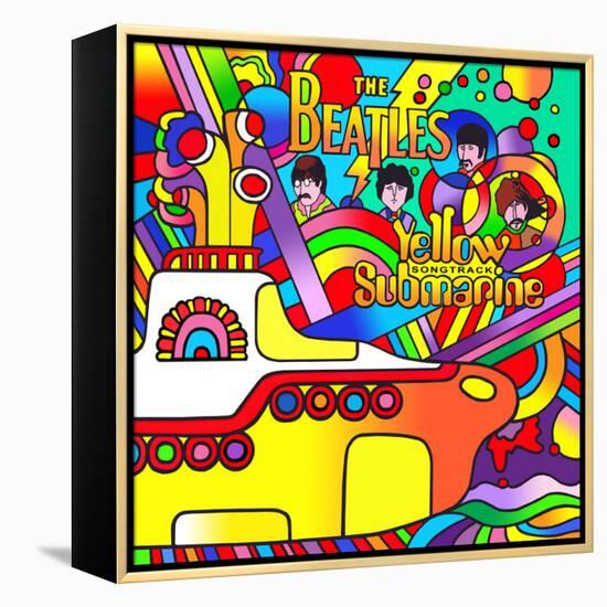 Yellow Submarine-Howie Green-Framed Premier Image Canvas