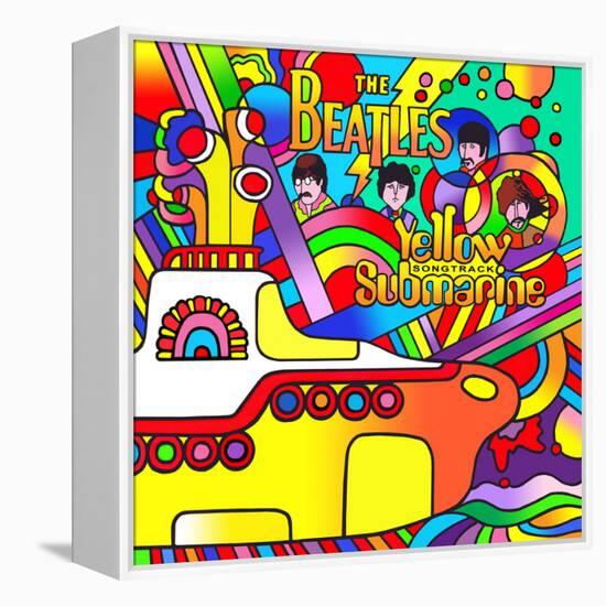 Yellow Submarine-Howie Green-Framed Premier Image Canvas