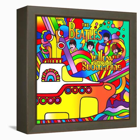 Yellow Submarine-Howie Green-Framed Premier Image Canvas