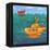 Yellow Submarine-Peter Adderley-Framed Stretched Canvas