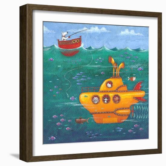 Yellow Submarine-Peter Adderley-Framed Premium Giclee Print