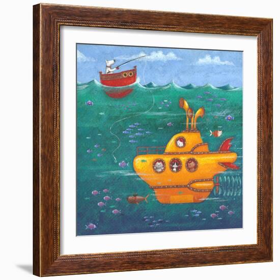 Yellow Submarine-Peter Adderley-Framed Premium Giclee Print