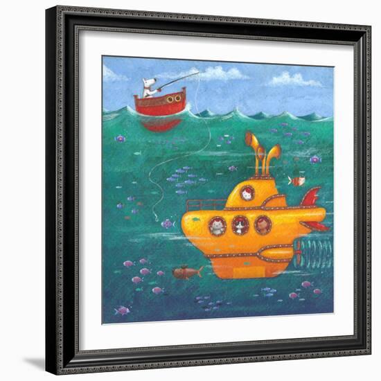 Yellow Submarine-Peter Adderley-Framed Premium Giclee Print