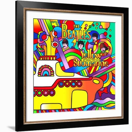 Yellow Submarine-Howie Green-Framed Giclee Print