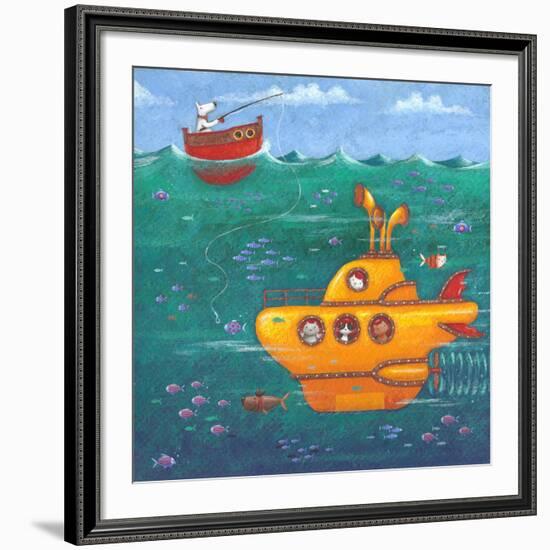 Yellow Submarine-Peter Adderley-Framed Giclee Print