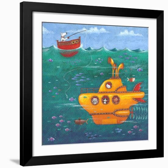 Yellow Submarine-Peter Adderley-Framed Giclee Print