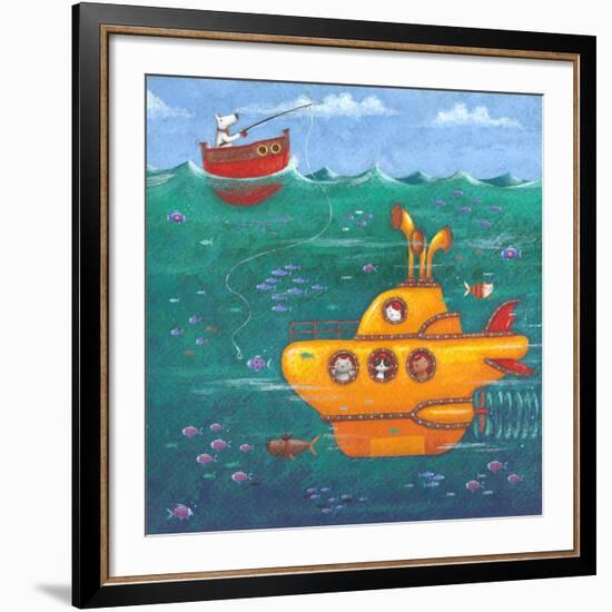 Yellow Submarine-Peter Adderley-Framed Giclee Print