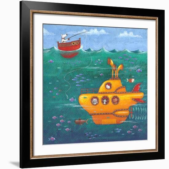Yellow Submarine-Peter Adderley-Framed Giclee Print