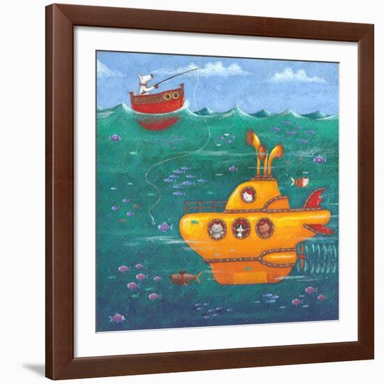 Yellow Submarine-Peter Adderley-Framed Giclee Print