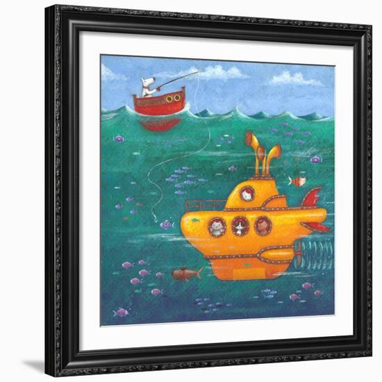 Yellow Submarine-Peter Adderley-Framed Giclee Print