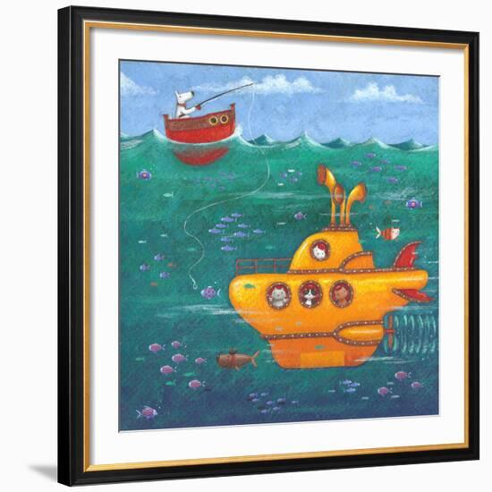 Yellow Submarine-Peter Adderley-Framed Giclee Print