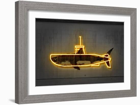 Yellow submarine-O.M.-Framed Giclee Print