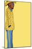 Yellow Suit Man, 2022 (Digital)-Roberta Murray-Mounted Giclee Print