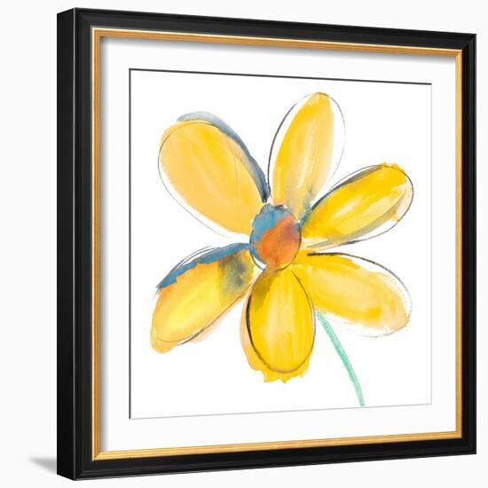 Yellow Summer Daisy-Susan Bryant-Framed Art Print