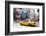 Yellow Taxi Cabs, Just Off Times Square, Manhattan, New York-Peter Adams-Framed Photographic Print