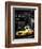 Yellow Taxis, 108 Fifth Avenue, Flatiron, Manhattan, New York City, Black and White Photography-Philippe Hugonnard-Framed Photographic Print