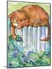 Yellow Tiger Tabby Cat with Mouse-sylvia pimental-Mounted Art Print